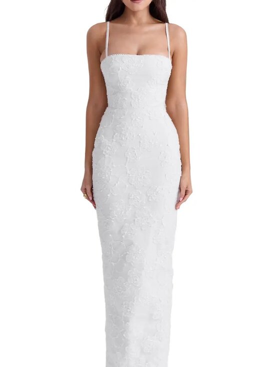 House of CB Dresses & Skirts - Eva Floral Embroidery Sheath Gown HOUSE OF CB - Size XS